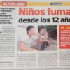 Diario Karibeña | Niños fuman desde los 12 años