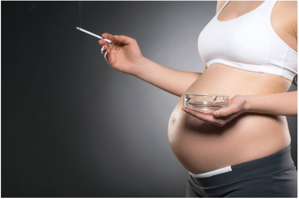 La nicotina durante el embarazo puede aumentar el riesgo de síndrome de muerte súbita del lactante